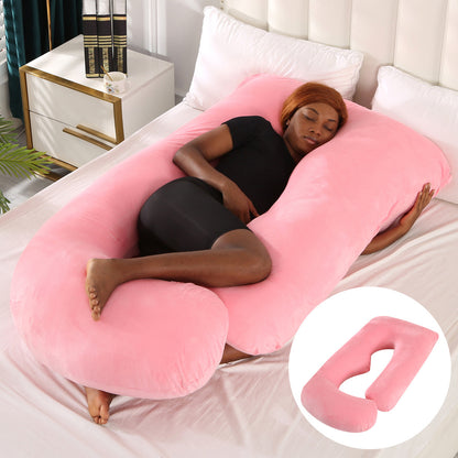 U-Shaped Maternity Pillow for Comfortable Pregnancy Sleep