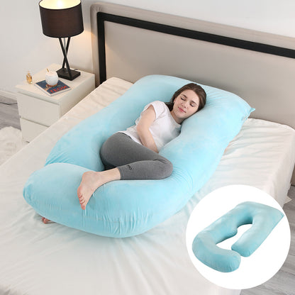 U-Shaped Maternity Pillow for Comfortable Pregnancy Sleep