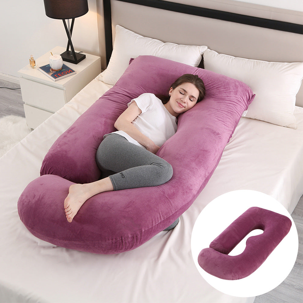 U-Shaped Maternity Pillow for Comfortable Pregnancy Sleep