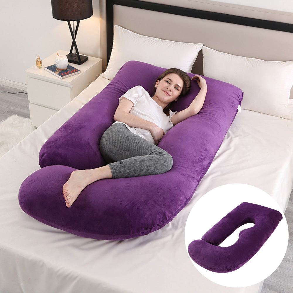 U-Shaped Maternity Pillow for Comfortable Pregnancy Sleep