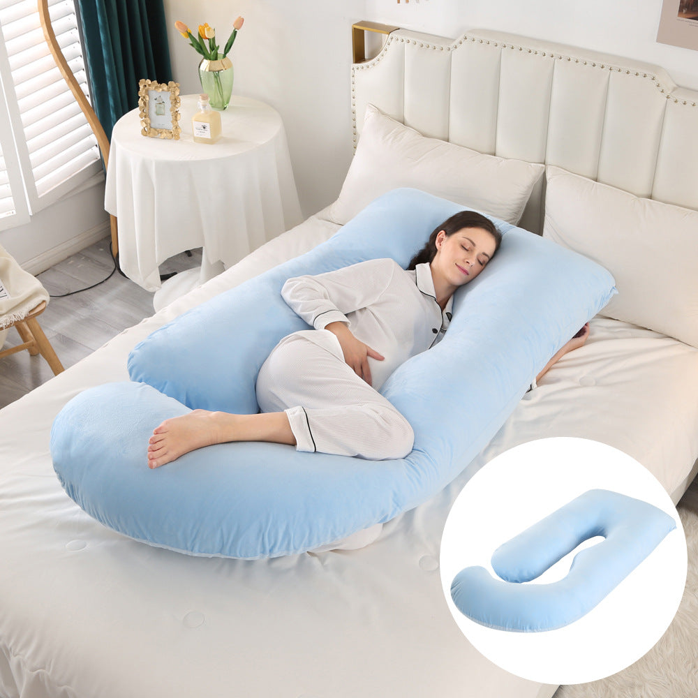 U-Shaped Maternity Pillow for Comfortable Pregnancy Sleep