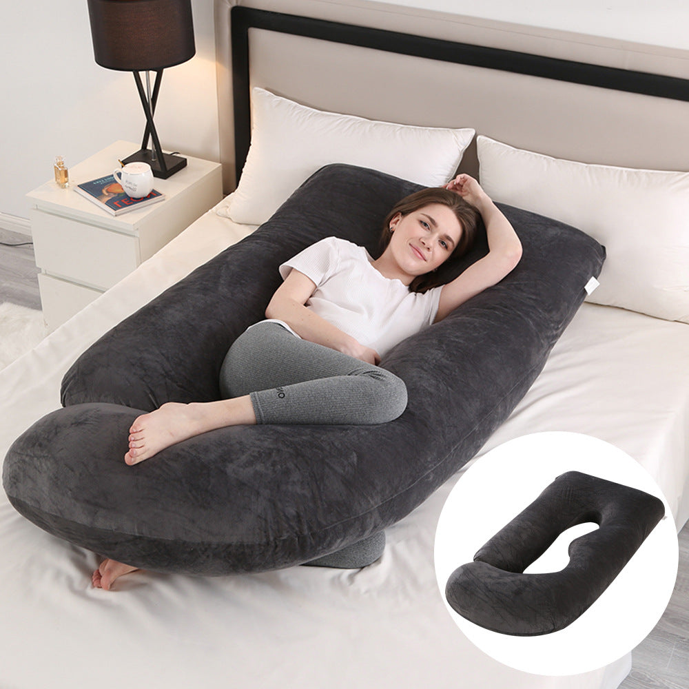 U-Shaped Maternity Pillow for Comfortable Pregnancy Sleep