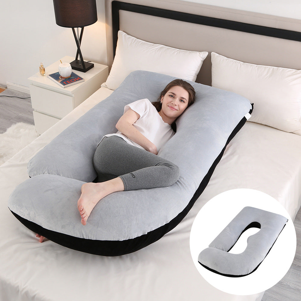 U-Shaped Maternity Pillow for Comfortable Pregnancy Sleep