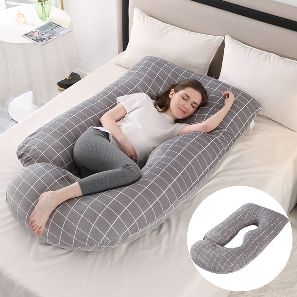 U-Shaped Maternity Pillow for Comfortable Pregnancy Sleep