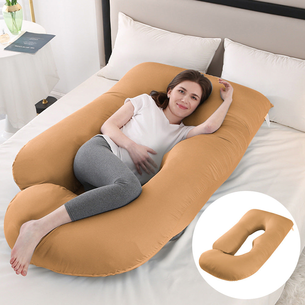 U-Shaped Maternity Pillow for Comfortable Pregnancy Sleep