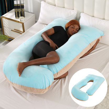 U-Shaped Maternity Pillow for Comfortable Pregnancy Sleep