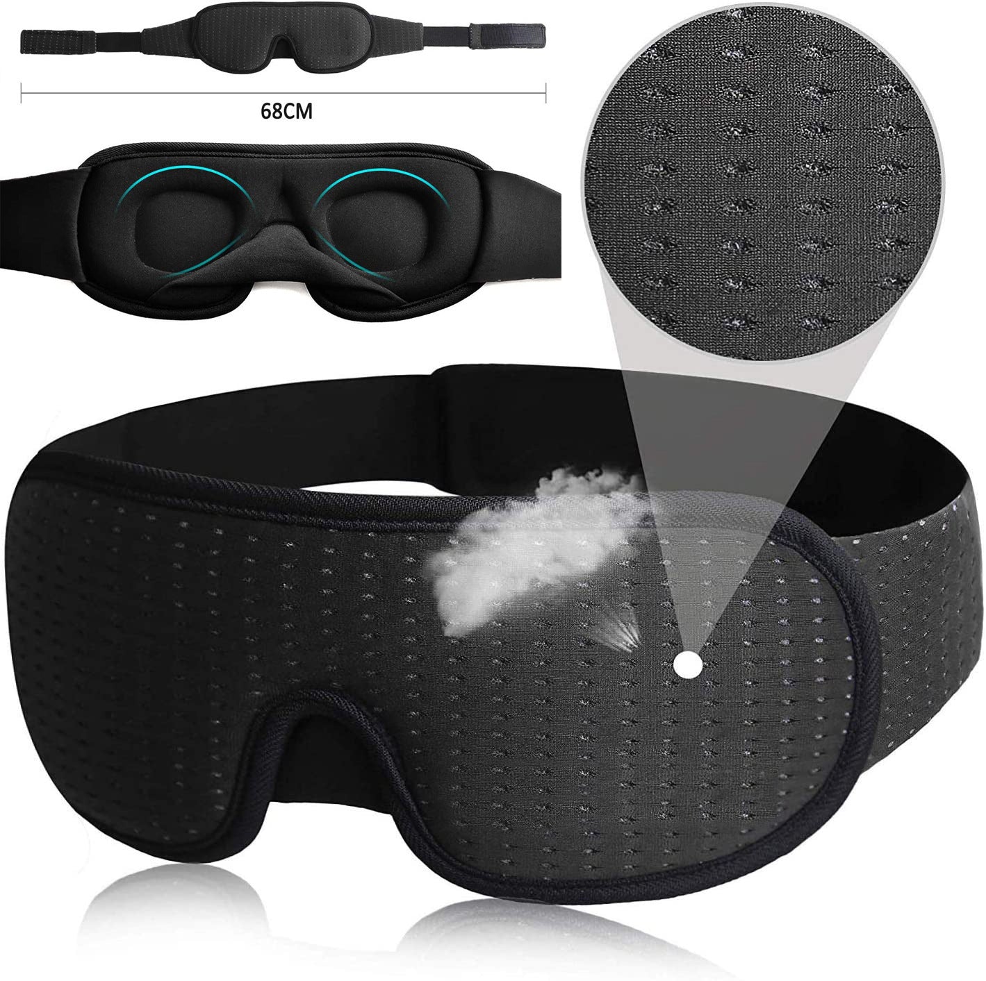 3D Hollow Sleep Eye Mask